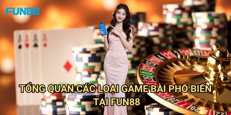 Top Game Bài Đổi Thưởng Fun88: Khám Phá Các Trò Chơi Đáng Trải Nghiệm Nhất 2 Tổng Quan Các Loại Game Bài Phổ Biến Tại Fun88